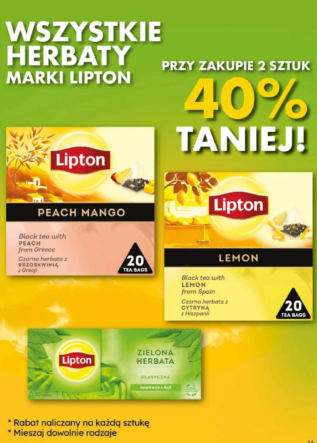 Herbata czarna Lemon