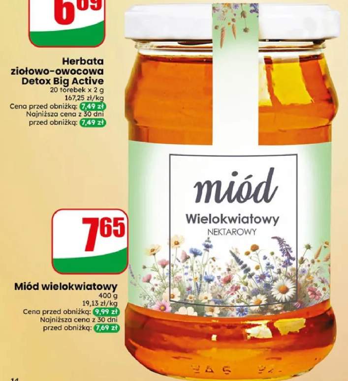 Miód wielokwiatowy nektarowy