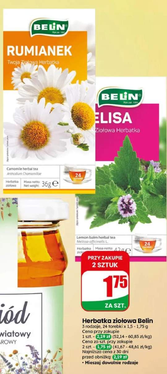 Herbata ziołowa Melisa