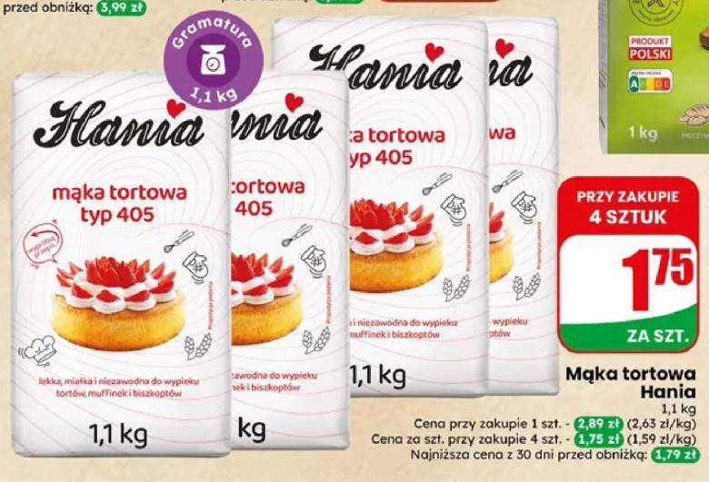 Mąka tortowa typ 405