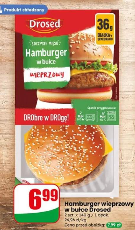 Hamburger wieprzowy w bułce