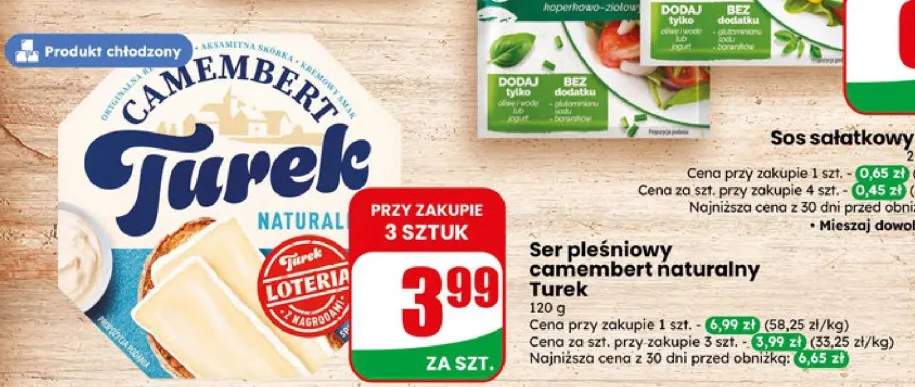 Ser pleśniowy camembert naturalny