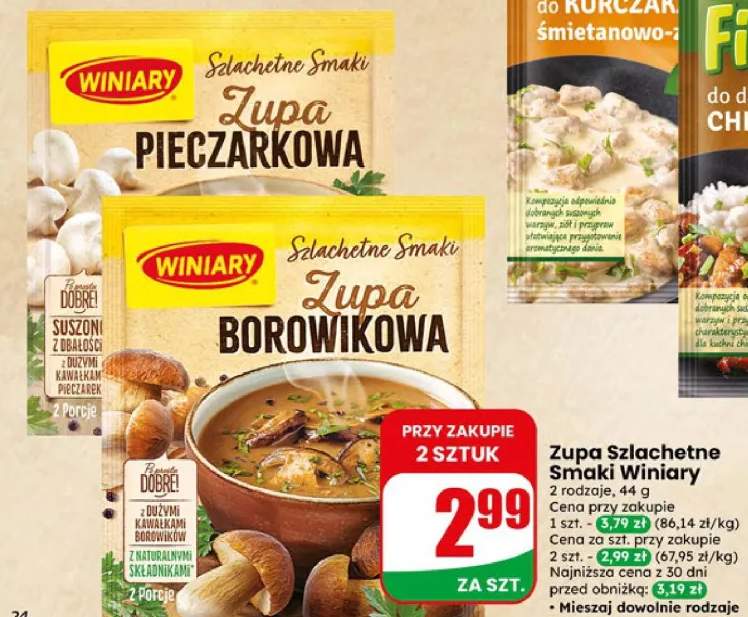 Zupa szlachetne smaki pieczarkowa