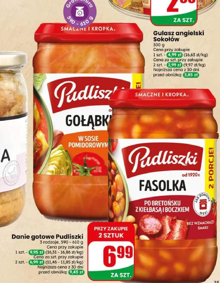 Danie gotowe gołąbki w sosie pomidorowym