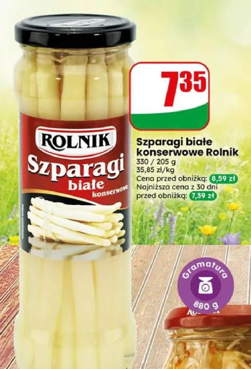 Szparagi białe konserwowe