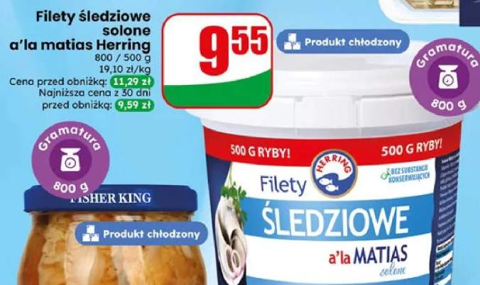 Filety śledziowe solone a'la matias Herring