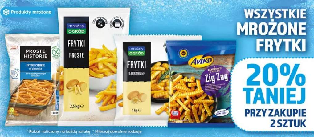 Frytki cienkie do piekarnika