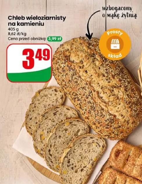 Chleb wieloziarnisty na kamieniu