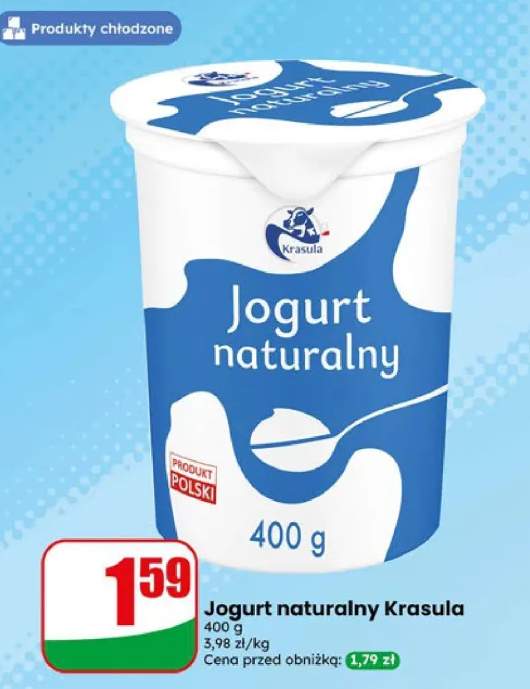Jogurt naturalny Krasula