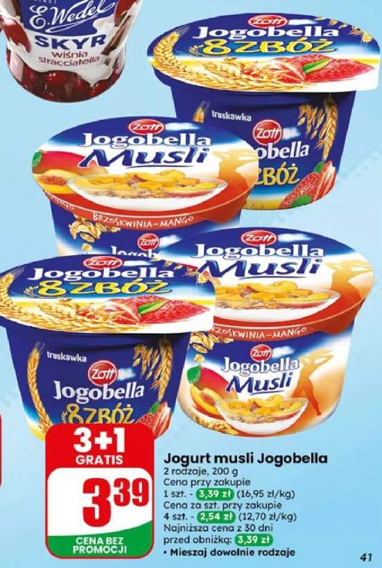 Jogurt musli 2 rodzaje