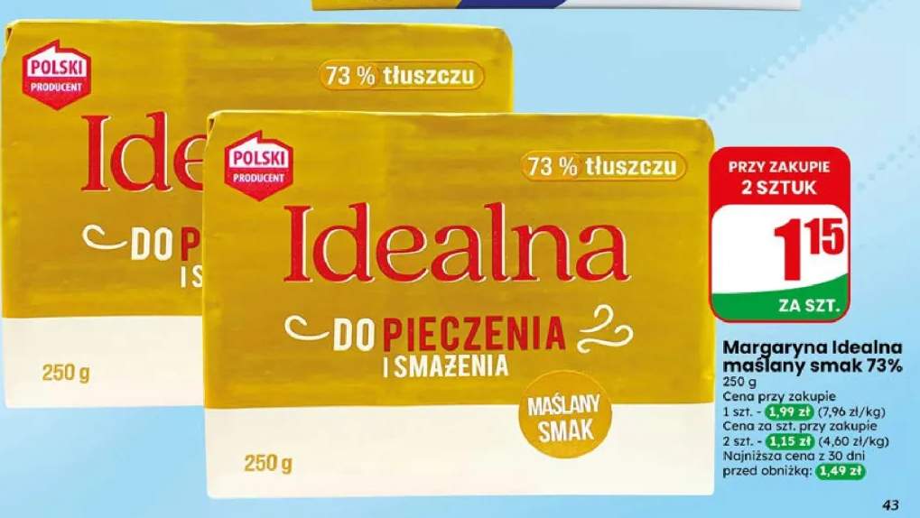 Margaryna maślany smak 73%