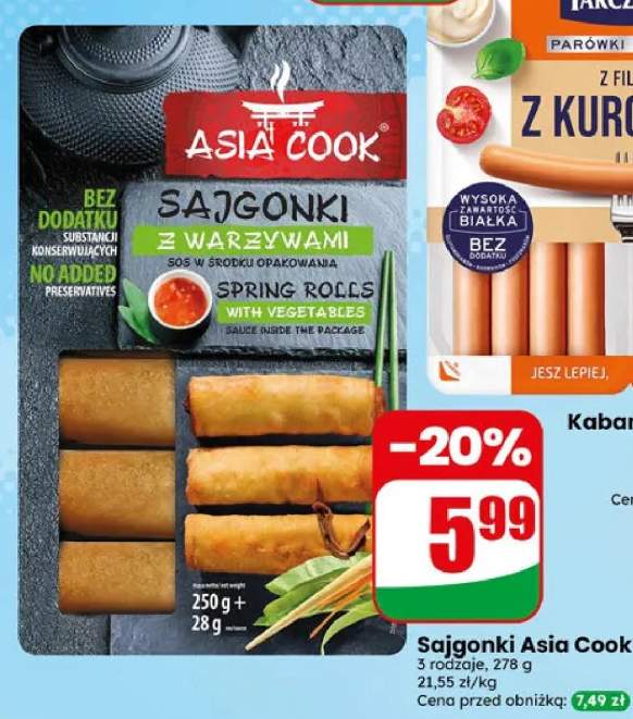 Sajgonki z warzywami