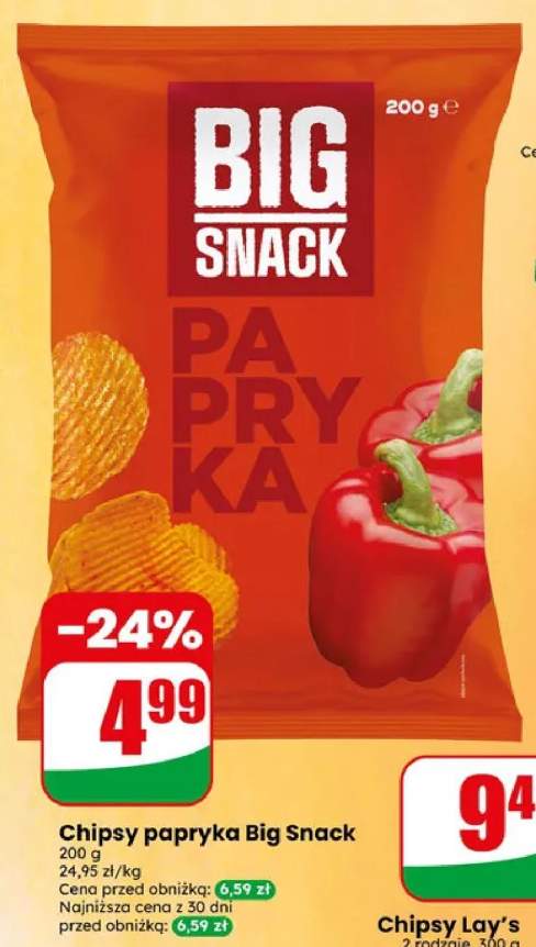 Chipsy papryka