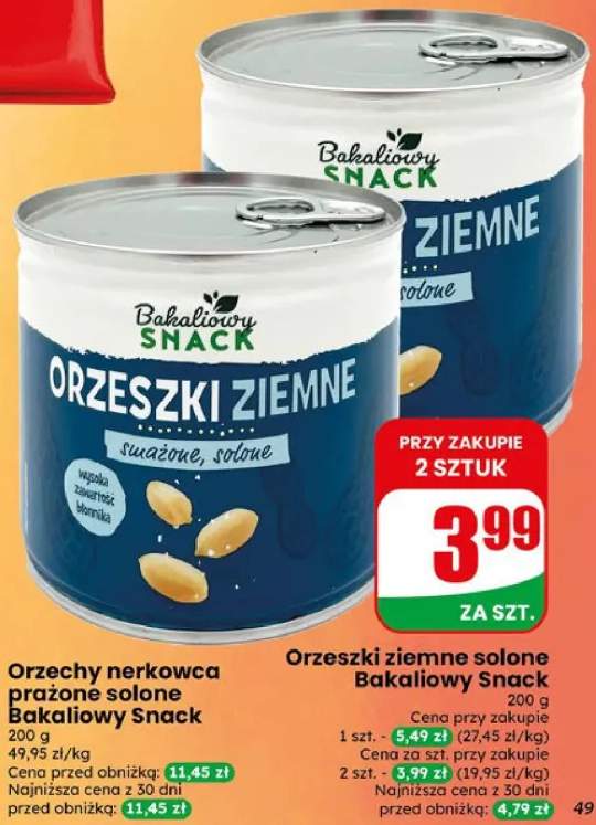 Orzeszki ziemne solone