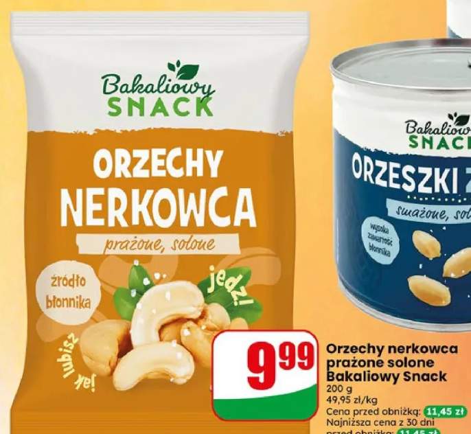 Orzechy nerkowca prażone solone