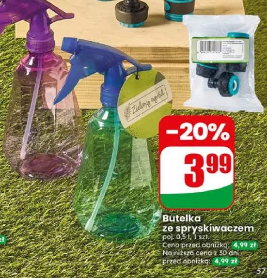 Butelka ze spryskiwaczem