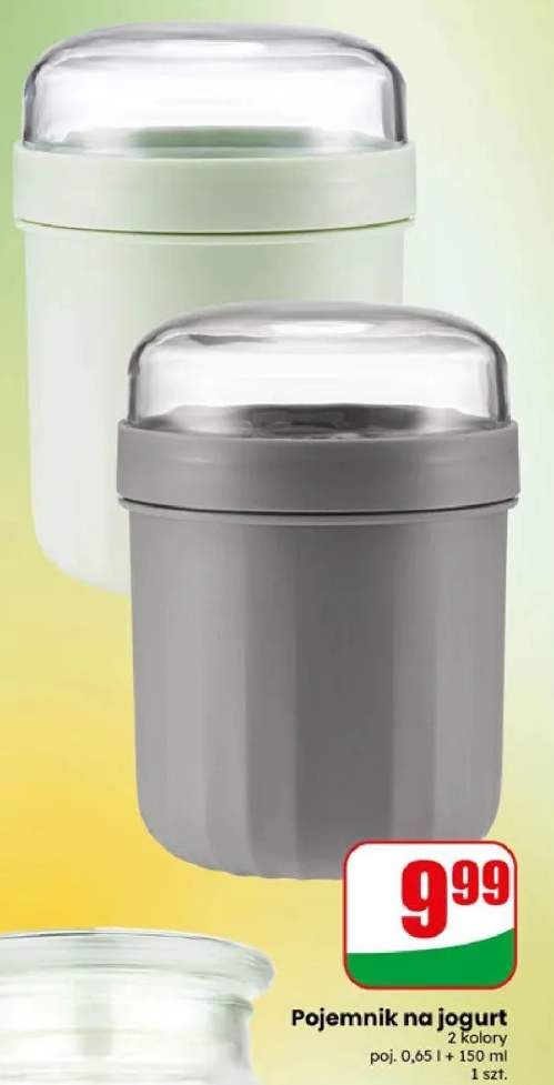 Pojemnik na jogurt 2 kolory
