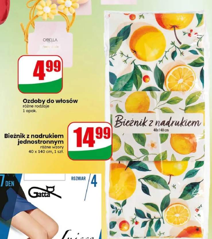 Bieżnik z nadrukiem jednostronnym