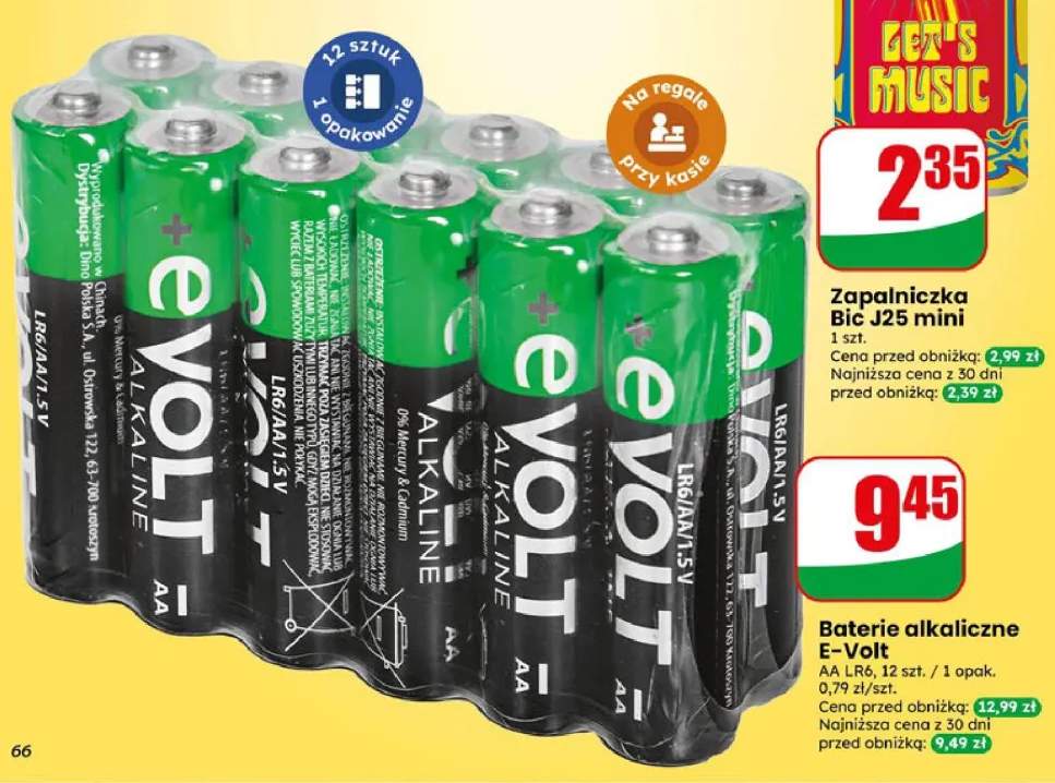 Baterie alkaliczne AA LR6