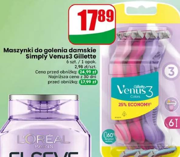 Maszynki do golenia damskie Simply Venus3