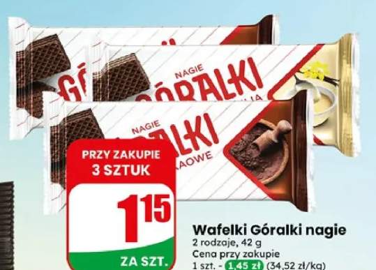 Wafelki Góralki nagie