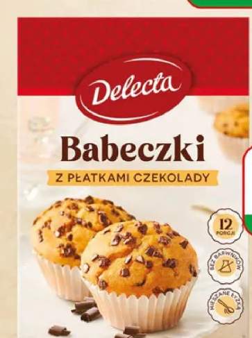 Babeczki z płatkami czekolady