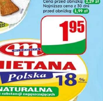 Śmietana 18% naturalna