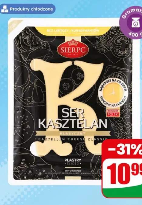 Ser Kasztelan OSM plastry