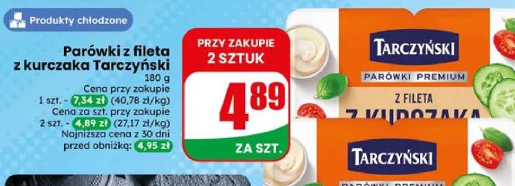 Parówki z fileta z kurczaka