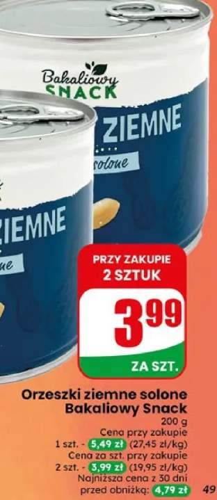 Orzeszki ziemne solone