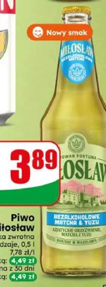 Piwo Miłosław butelka zwrotna