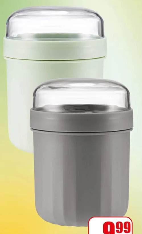 Pojemnik na jogurt 2 kolory