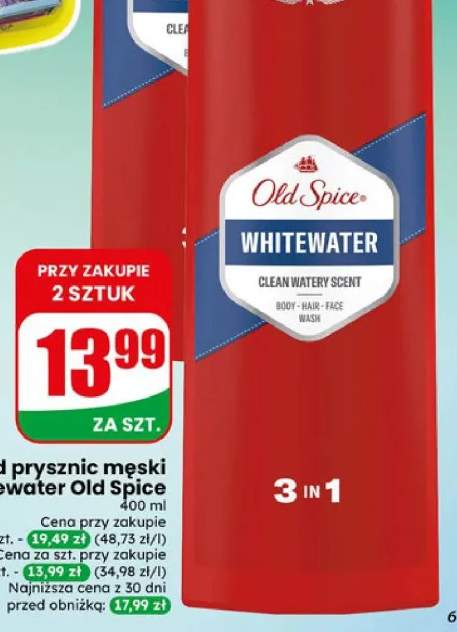 Żel pod prysznic męski Whitewater