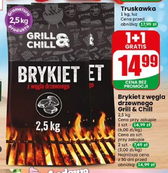 Brykiet z węgla drzewnego grill & chill