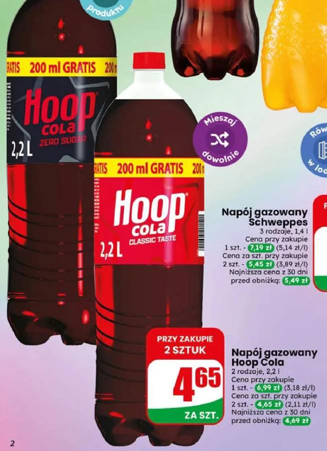 Napój gazowany hoop cola classic taste