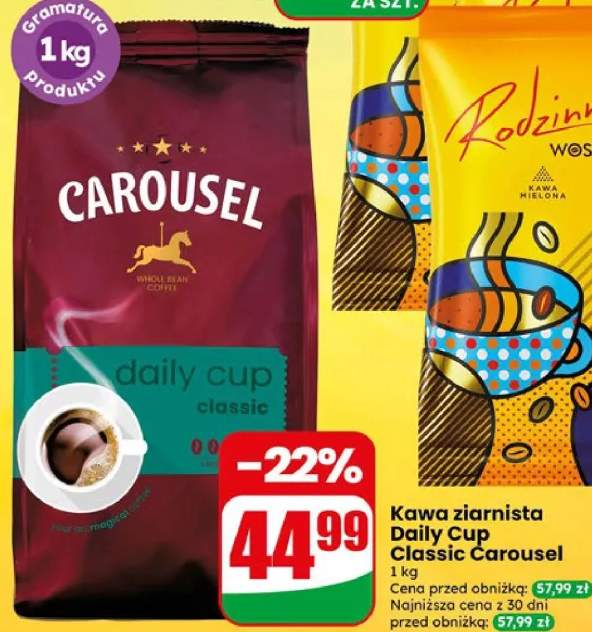 Kawa ziarnista Daily Cup Classic Carousel