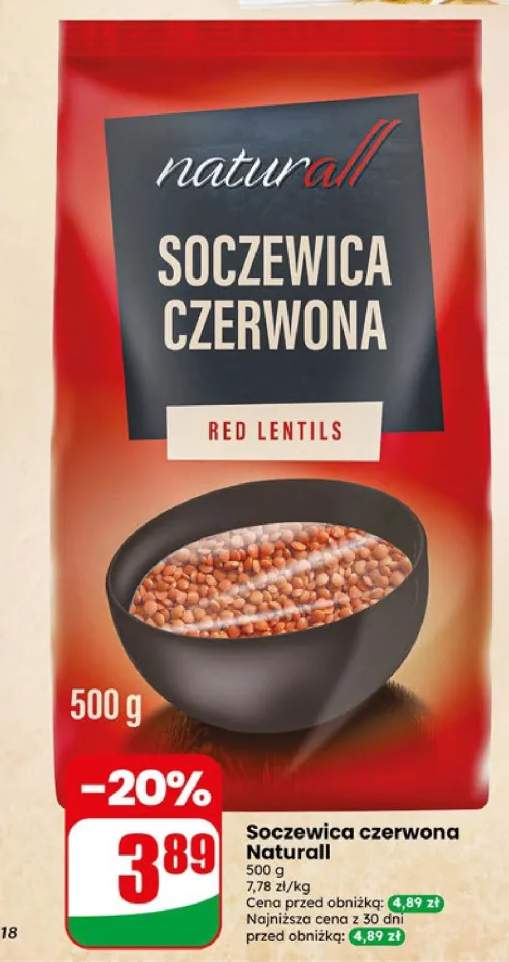 Soczewica czerwona Naturall