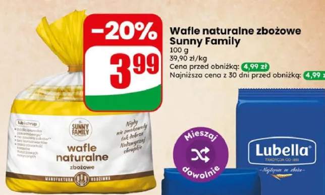 Makaron Lubella różne rodzaje