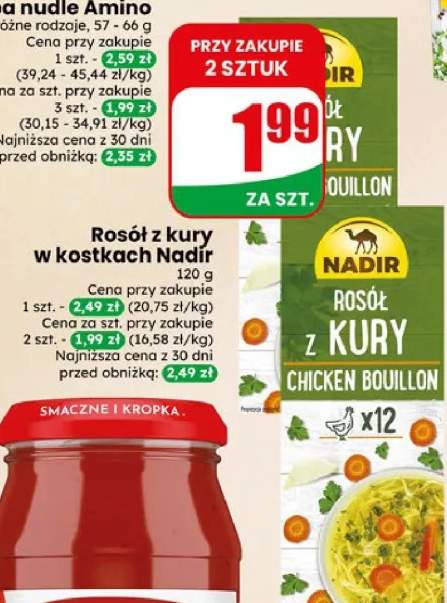 Rosoł z kury w kostkach Nadir