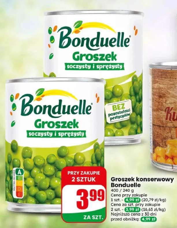 Groszek konserwowy Bonduelle