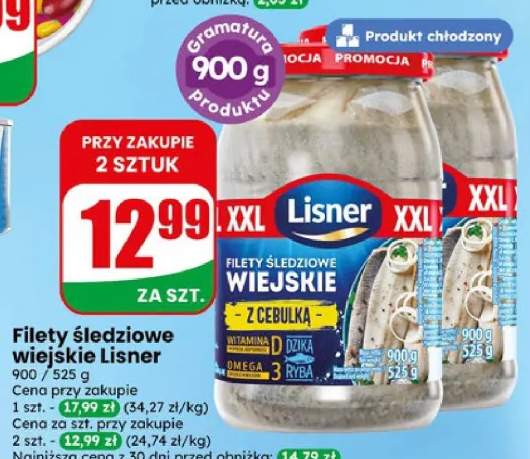 Filety śledziowe wiejskie Lisner