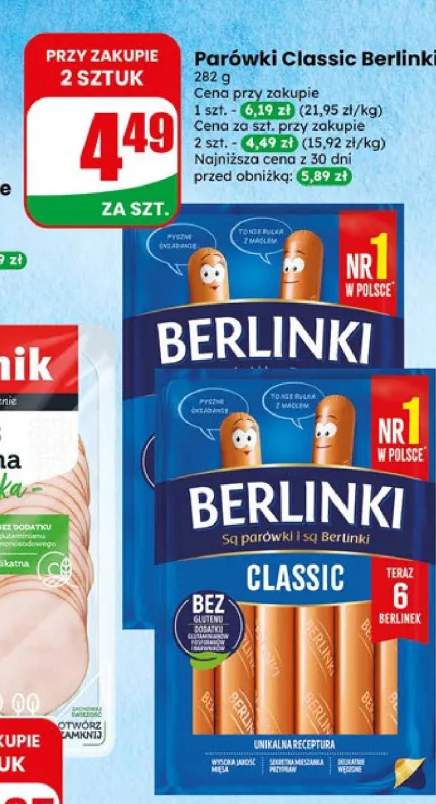 Parówki Classic Berlinki