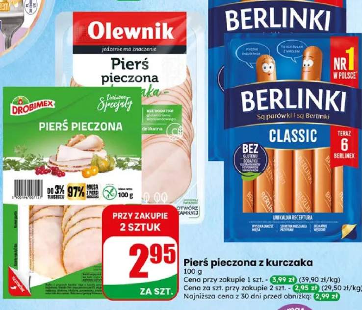 Pierś pieczona z kurczaka