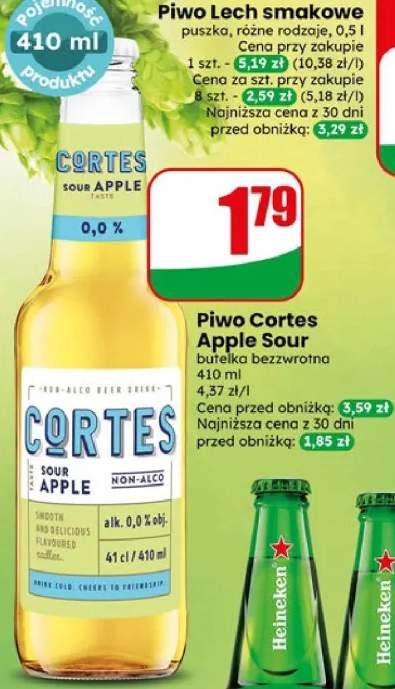 Piwo Cortes Apple Sour butelka bezzwrotna
