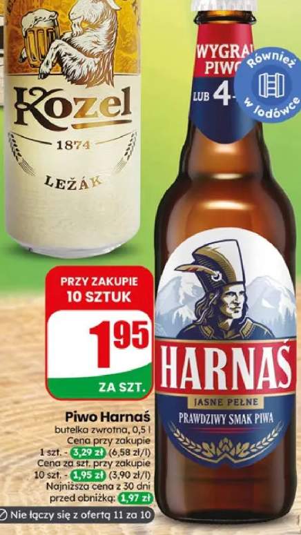 Piwo Harnaś butelka zwrotna 0,5l