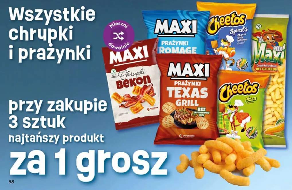 Chrupki maxi bekon