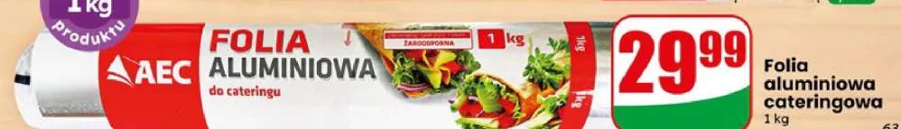 Folia aluminiowa cateringowa 1kg