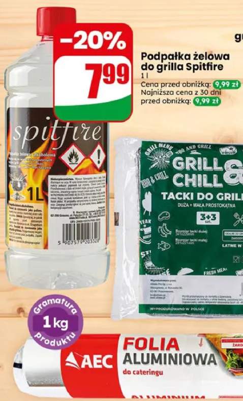 Podpałka żelowa do grilla 1l