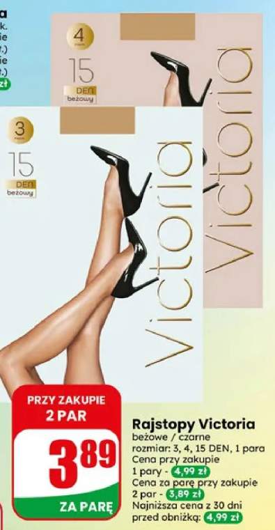 Rajstopy victoria 15den 2pary