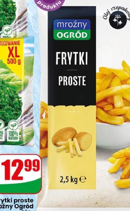 Frytki proste 2,5kg